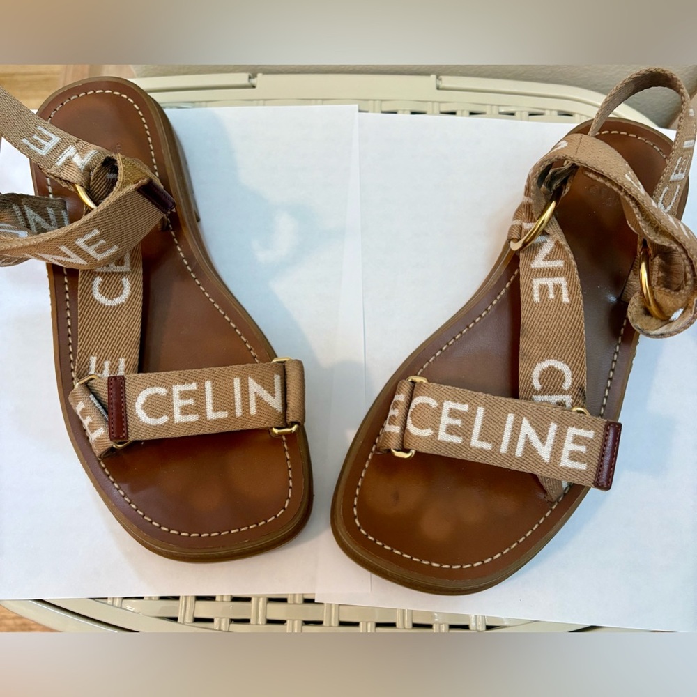 Celine logo Sandals